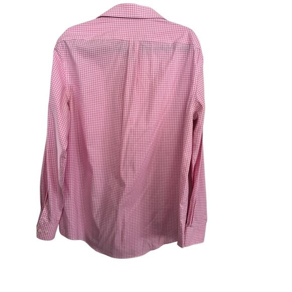 Polo Ralph Lauren Men's Pink Checkered black label Button Up Dress Shirt Size L - Picture 2 of 4
